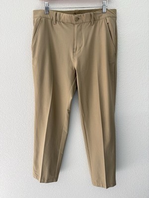 Adidas Mens Golf Pants 32x32 Beige Performance Stretch Tech