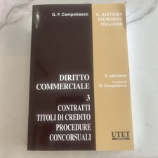 Diritto commerciale 3 - 5°edizione - G.F. Campobasso  - UTET giuridica