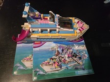 LEGO Friends 41015 Dolphin Cruiser Yacht 2013 Retired Set w/ Manuals