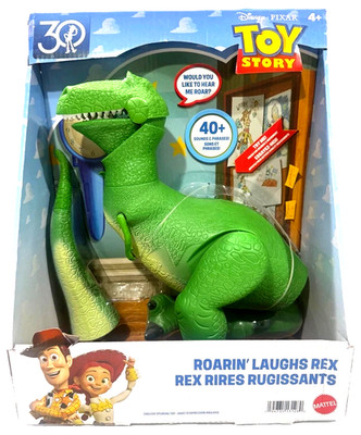 2024 Mattel - Disney Pixar Toy Story - ROARIN  LAUGHS REX - 40+ Sounds & Phrases