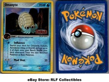 2007 Pokemon, EX Power Keepers, #56/108 Omanyte, Reverse Holo Common