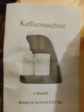 Kaffeemaschine CM6620E Rot/Schwarz inkl. und ...