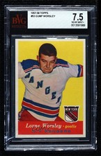 1957-58 Topps Gump Worsley #53 BVG 7.5 HOF q4n