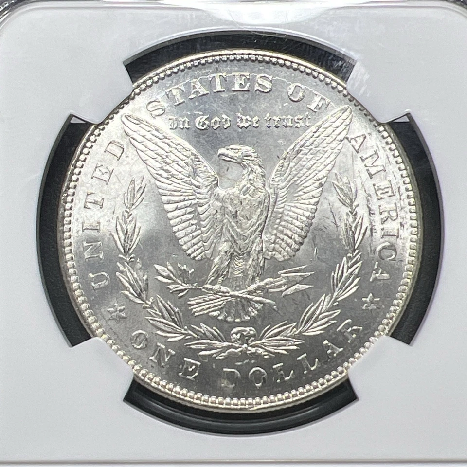 1878 7TF B1 Rev $1 VAM- 84A "Dash 8 With E" Elite Clashed Morgan Dollar NGC 63 - Image 4 of 4