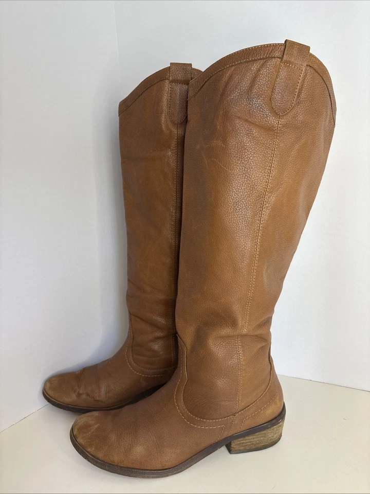 Bota alta de cuero marrón FRANCO FORTINI Winchester talla 9M Foto 3 de 4