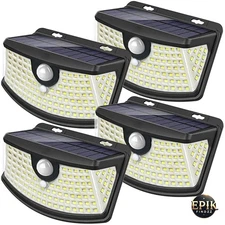 Energy-Efficient Motion Sensor Step Lights - 4-Pack with 500 Lumens Output