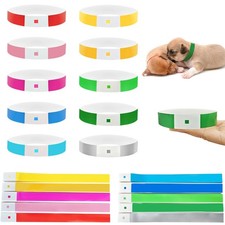 1000PCS Puppy ID Bands, 9.8 Inch Whelping Collars for Newborn Puppies, Connec...