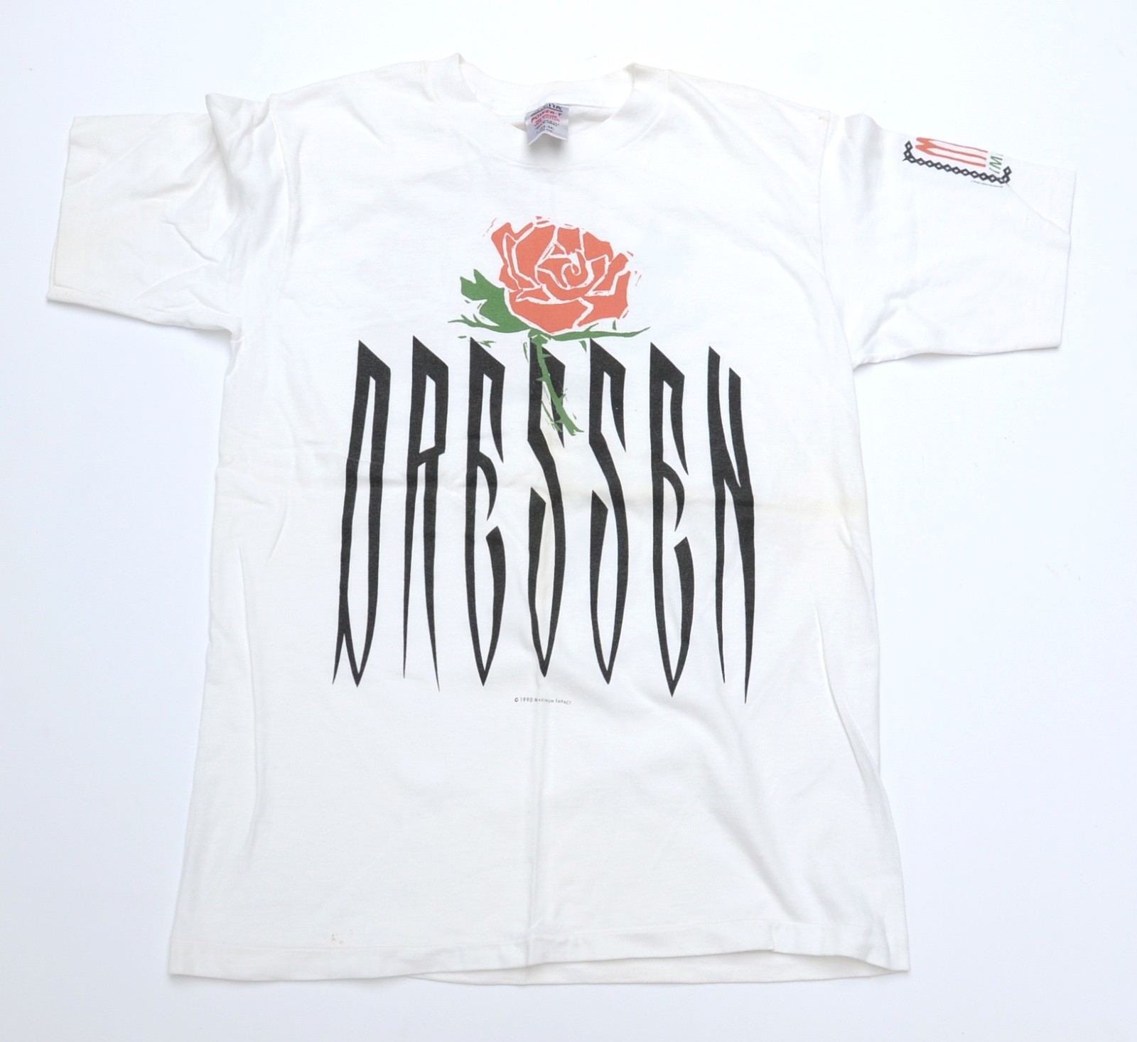∞ Vintage ERIC DRESSEN Maximum Impact ROSE T Shirt Street Skate Dogtown Era 90s