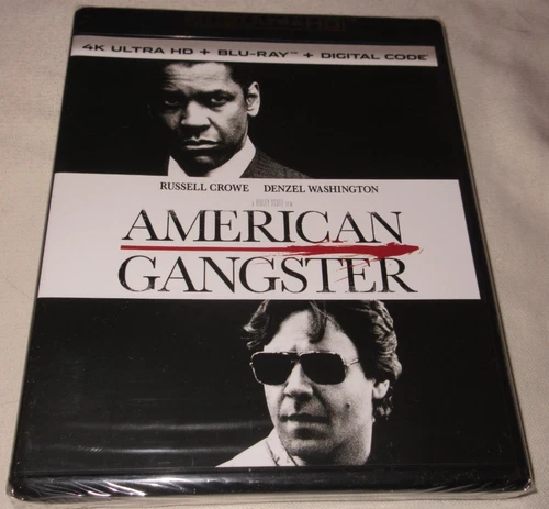 American Gangster 4K ULTRA HD+BLU-RAY NEW Denzel Washington Russell Crowe 2007