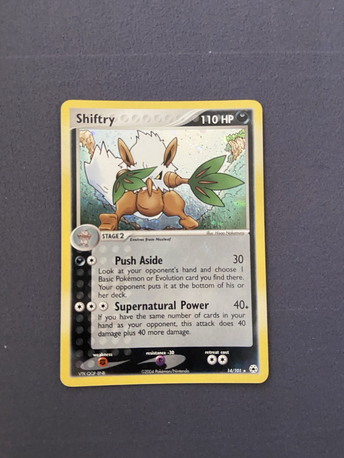 Shiftry Reverse Holo 14/101 EX Hidden Legends Set Rare 2004 Near Mint Pokemon