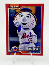 MRS. MET Red /5 - 2026 Topps Series 1 Celebration #M-14 New York Mets Mascot