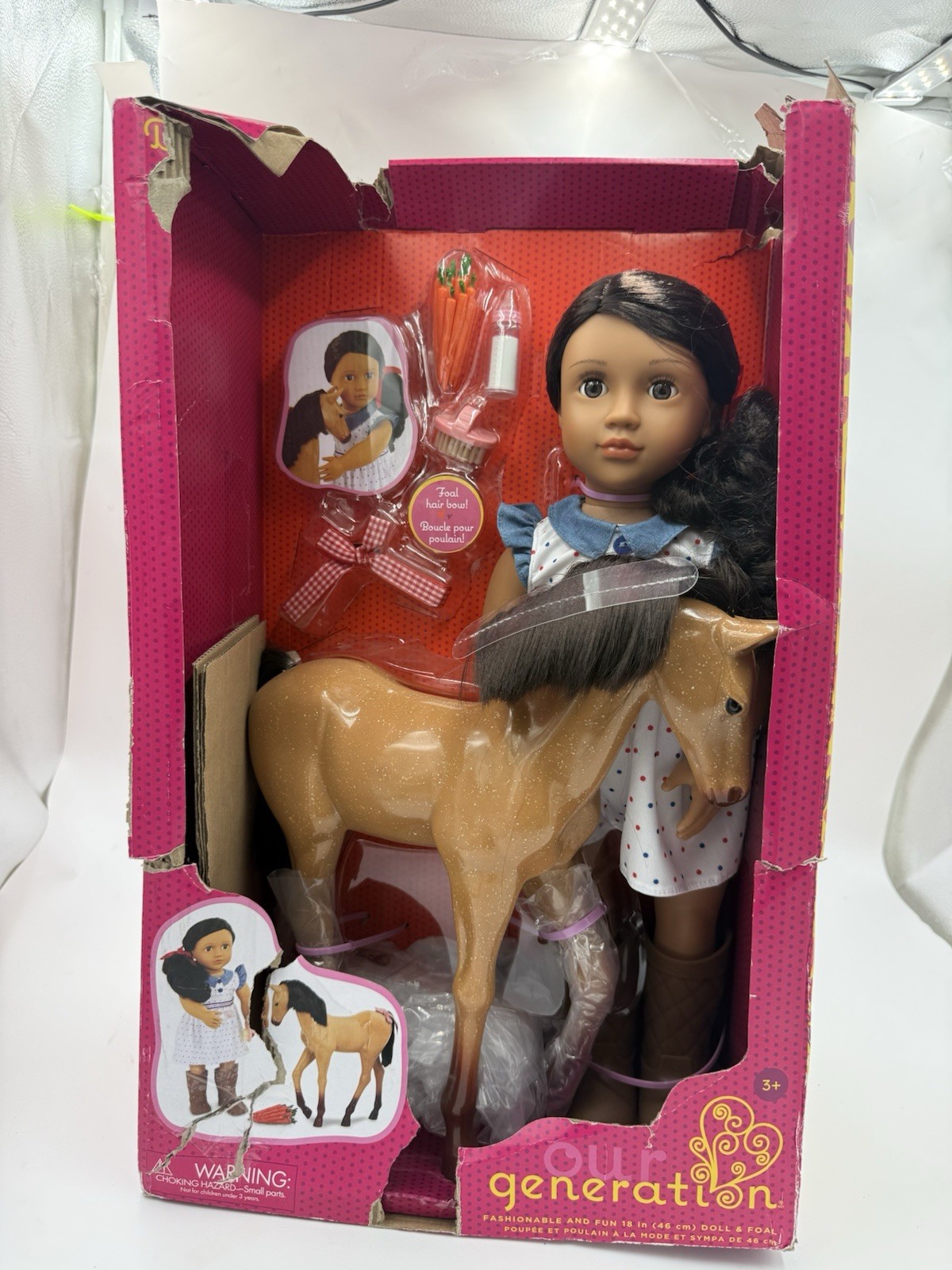 🌟Our Generation Daria with Foal 18" Doll & Horse Set🌟
