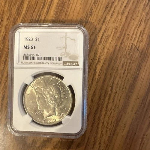 1923 $1 Peace Dollar NGC MS61 🔥🔥