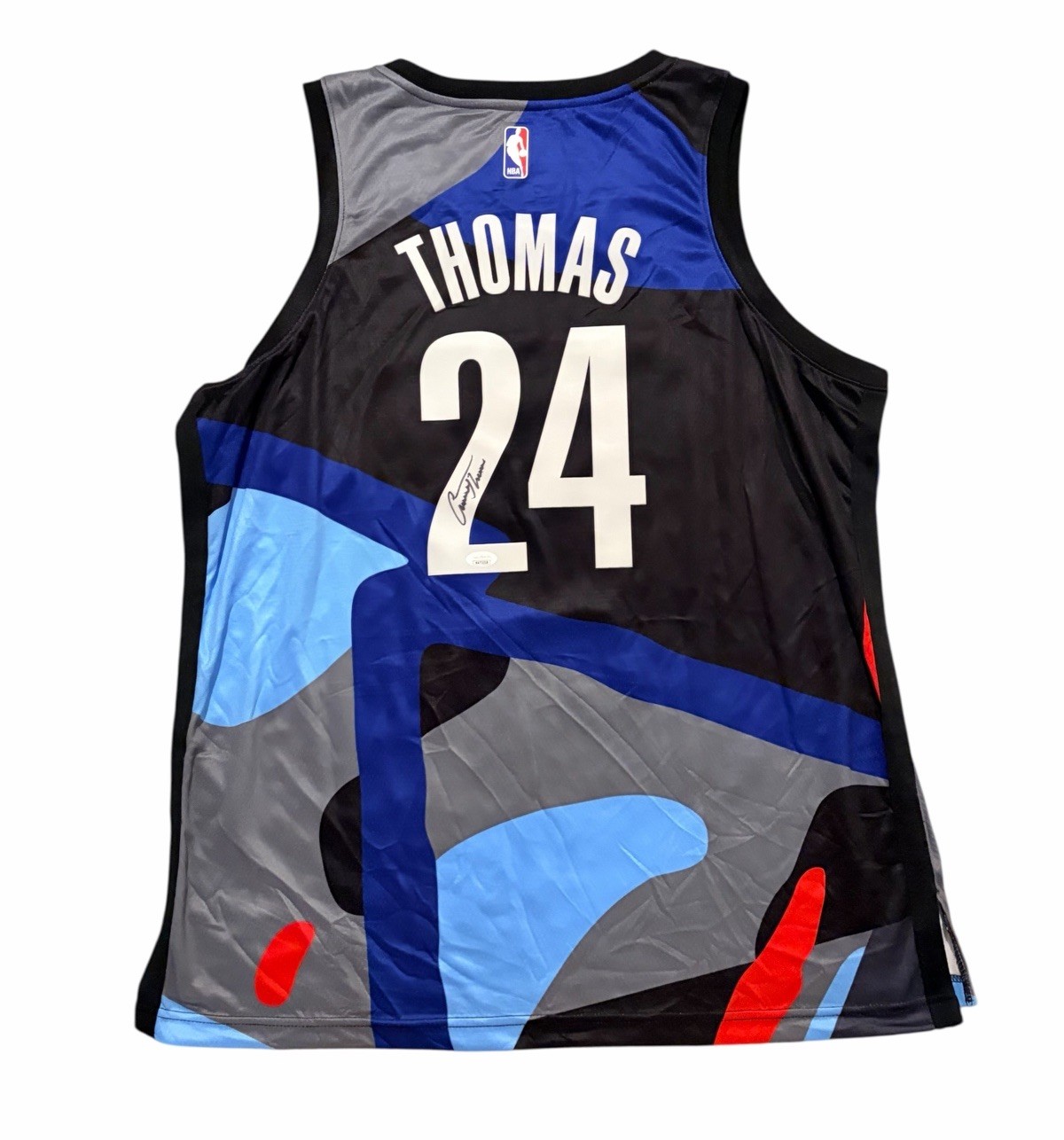 Cam Thomas Autographed Signed Brooklyn Nets Jersey Auto JSA COA 