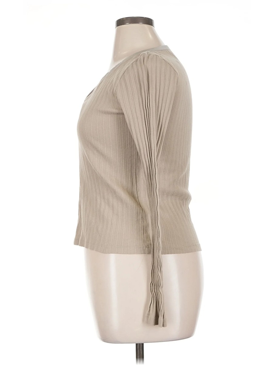 TOAST Women Brown Long Sleeve Henley 14 View 4