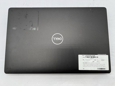 Dell Latitude 5500, i5-8265U CPU, @ 1.60GHz, 8GB RAM-No HDD/OS/Charger