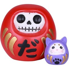 Furrybones Daruma Skeleton in Costume Figurine New