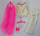 X-625 VINTAGE 1970'S MATTEL BARBIE THE LACE CAPER #1791 OUTFIT -COMPLETE