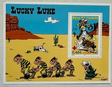 Timbres France Bloc BF55 Lucky Luke - fête du timbre 2003 NEUF
