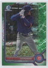 2022 Bowman Chrome Prospects Green Mini-Diamond Refractor 55/99 Ed Howard 0c6