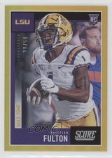 2020 Score Rookies Gold Zone 28/50 Kristian Fulton #334 11pj