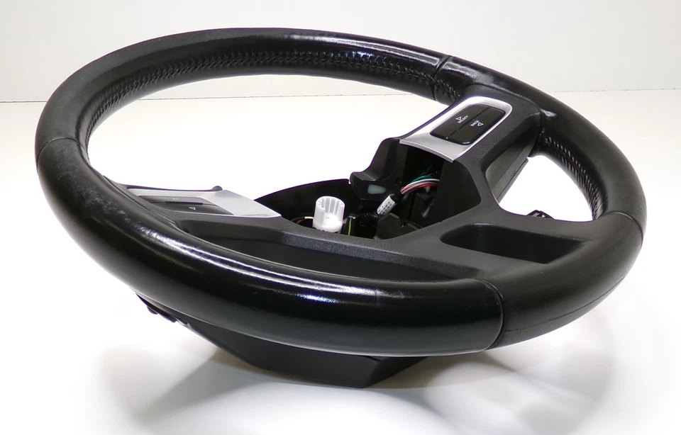 09-12 Dodge Ram 1500 2500 3500 Black Leather Steering Wheel Foto 3 de 4