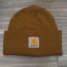 Brown Carhartt Beanie Worn once Medium-large ...