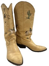 Vintage Zodiac Cowgirl Boots 8.5