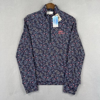 Puma Golf 1/4 Zip Women s Small Forest Hills Floral Performance Pockets NWT