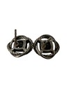 David Yurman Black Onyx 925 Sterling Silver Infinity Earrings 3.7g — photo 4