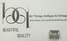 MICHAEL HILL ‘EMMA & ROE’ RETIRED SILVER 925 & 54 CZ Barrel CHARM