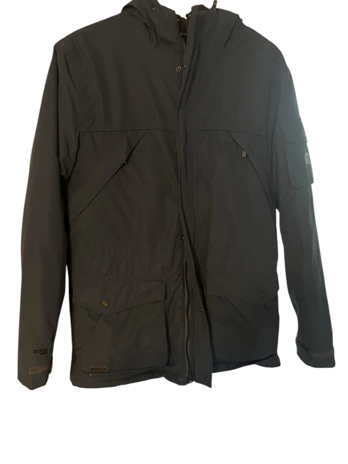 Regatta Great Outdoors Unisex Isotex 5000 Hooded Quilted Jacket Size MED Blue