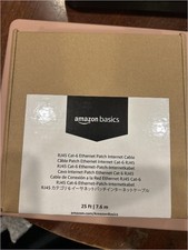 25 ft Amazon Basics RJ45 Cat-6 Ethernet Cable, Fast Gaming, 1Gbps Transfer Speed