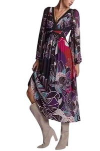 chinese dress ladies All-Over Print Long Sleeve midi Dress main image 1