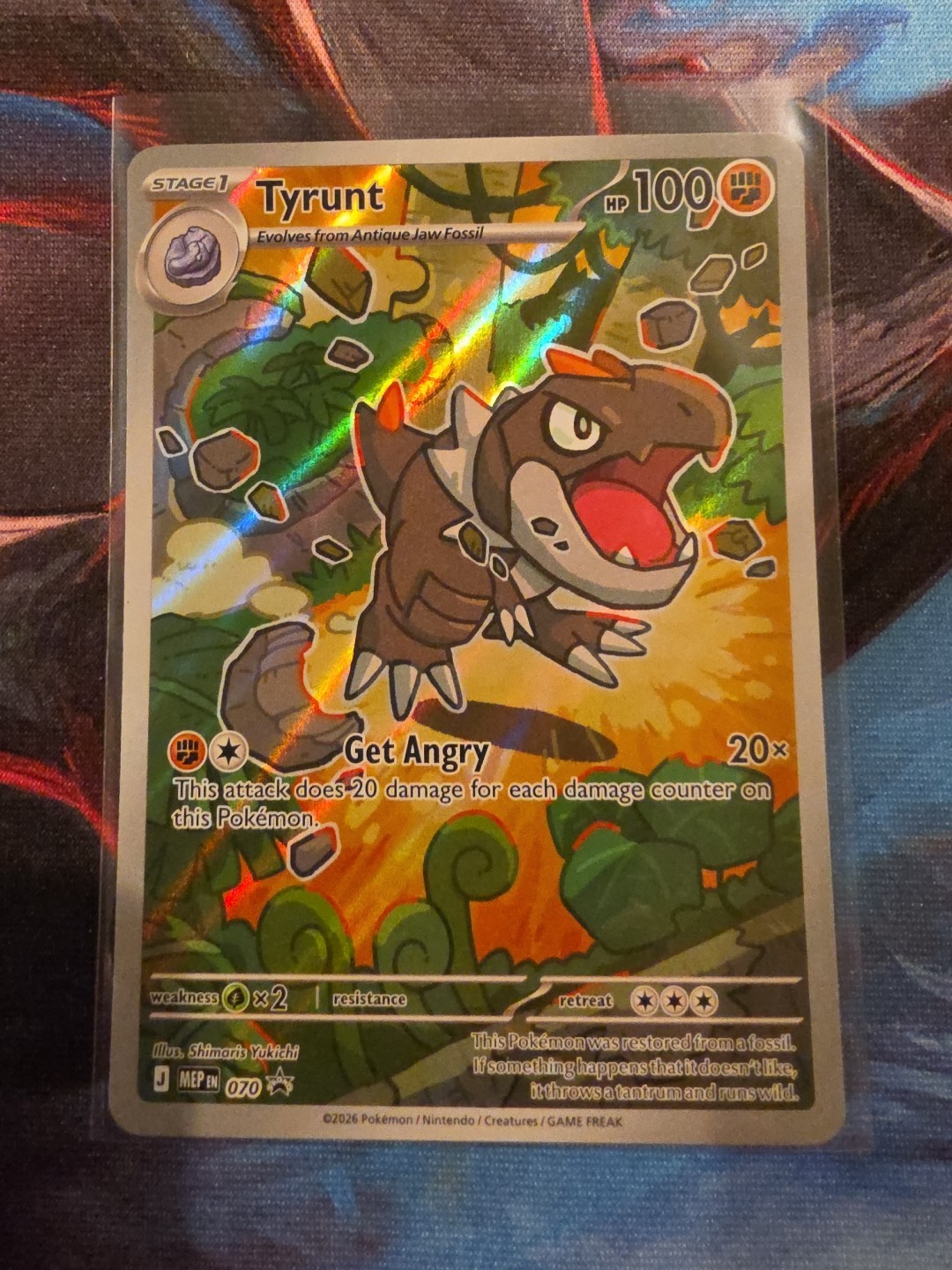 Pokemon Tyrunt 70 Black Star Promo Perfect Order ETB Mega Evolutions FA