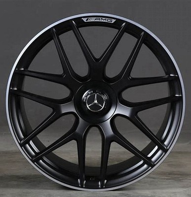 22 Mercedes Benz OEM GLE 63 S AMG Coupe Cross Spoke Wheels Black