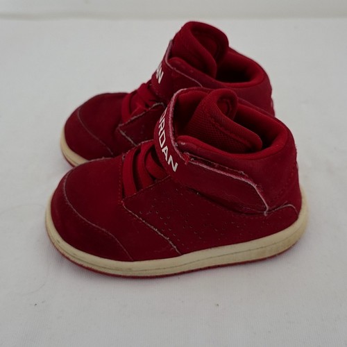 Nike Air Jordan 1 Flight 5 Turnschuhe 881436-600 rot Kleinkind Schuhe Größe 5C - Bild 3 von 7