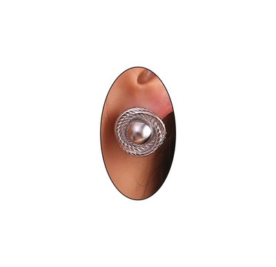Chunky Big Geometric Spiral Studs Earrings for Women, 14k Gold Irregular Twisted