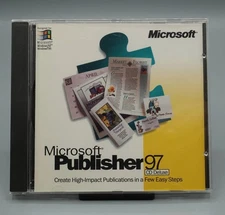 Microsoft Publisher 97 Deluxe CD-ROM - Vintage Software-cgcj