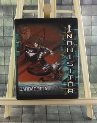 Warhammer Inquisitor Barbaretta 54 mm Miniature new in opened box  (complete)