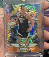 2024 Panini Prizm WNBA - Kaleidoscopic Kelsey Plum #5 Orange Pulsar Prizm /75