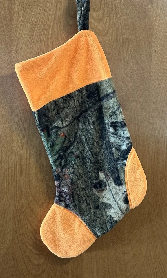 Medias de Navidad Browning con ciervo pardo naranja y diseño camuflaje Excelente Foto 2 de 3