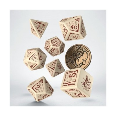 Q-Workshop Dice Vesemir - The Old Wolf Dice Set (7) New