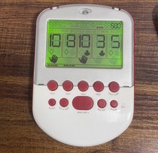 Radica Big Screen Poker Handheld Backlit Lighted Electronic Game 2008 - Working