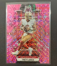 2023 Panini Mosaic - Camo Pink Mosaic #212 Trey Lance