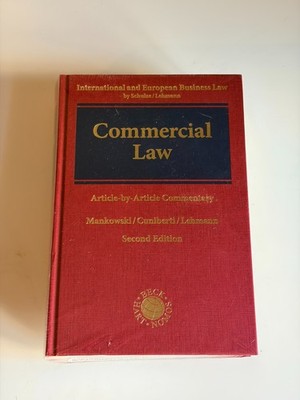 Commercial Law, Mankowski/Cunibert/Lehmann, neu & orig. eingeschw. Privatverkauf
