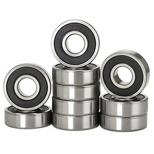 10 PCS 6203 2RS Ball Bearings Steel Double Rubber Sealed 17x40x12mm Motor