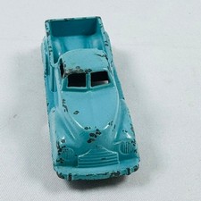 Vintage Renwal No 14 Pickup Truck Diecast Metal Toy Turquoise Blue USA Made 3"