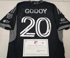 Nashville SC ANIBAL GODOY Signed Match Used Soccer Jersey 2024 Season BLACK