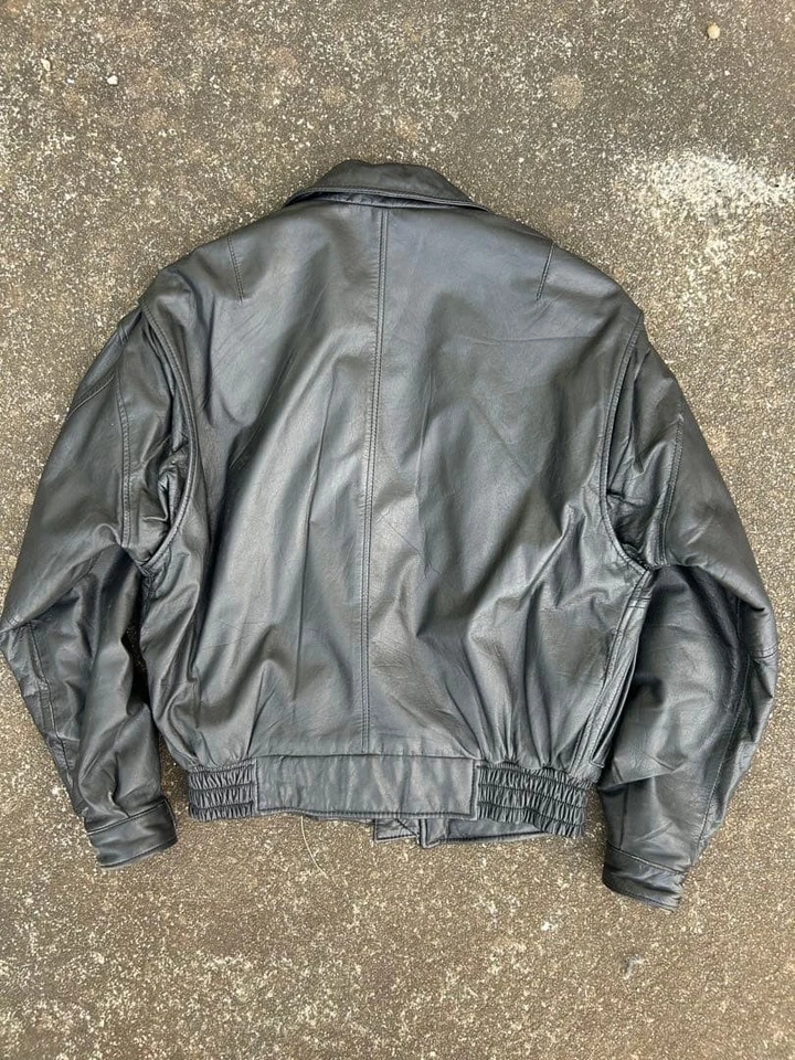 Vintage CAMEL Trophy A-2 Leather Jacket M - Image 2 of 4